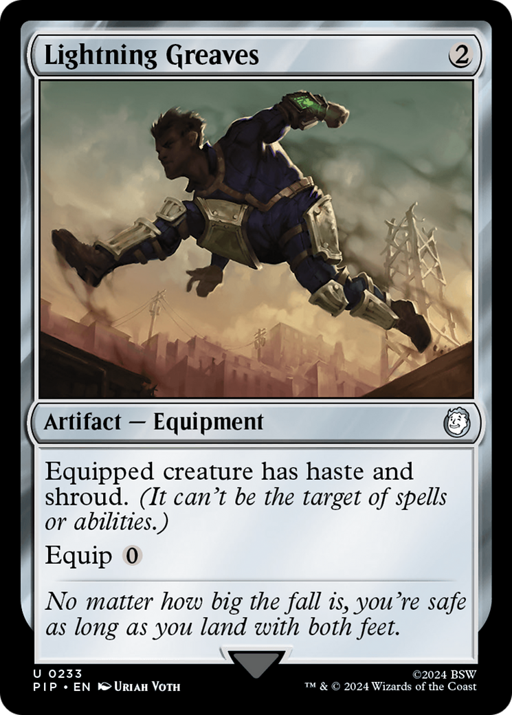 Image of Lightning Greaves (PIP-233) - Fallout Foil