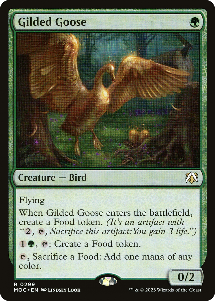 Image of Gilded Goose (MOC-299) - March of the Machine Commander