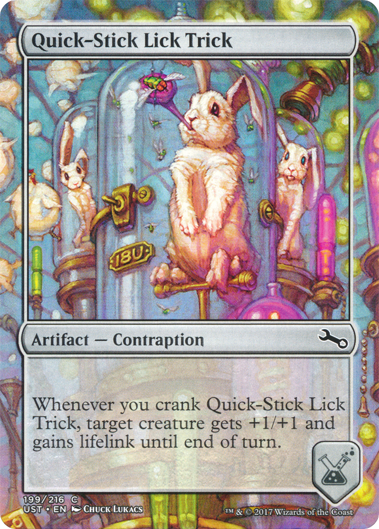 Image of Quick-Stick Lick Trick (UST-199) - Unstable (Borderless)