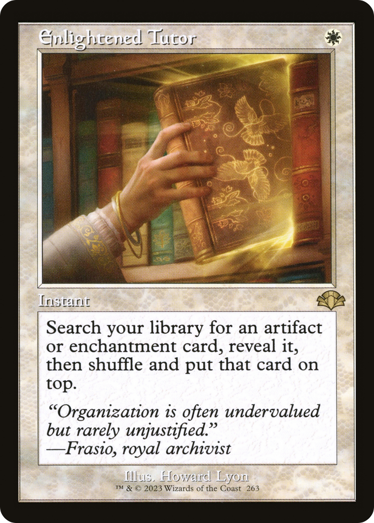 Image of Enlightened Tutor (Retro Frame) (DMR-263) - Dominaria Remastered