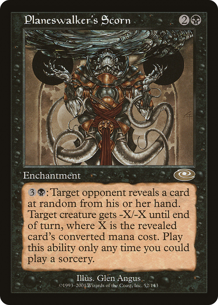 Image of Planeswalker's Scorn (PLS-052) - Planeshift Foil