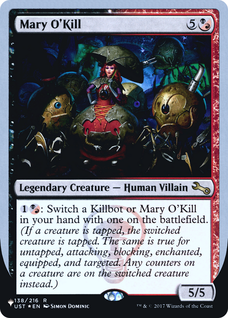 Image of Mary O'Kill (LIST-138/216) - The List (Unfinity Foil Edition) Foil