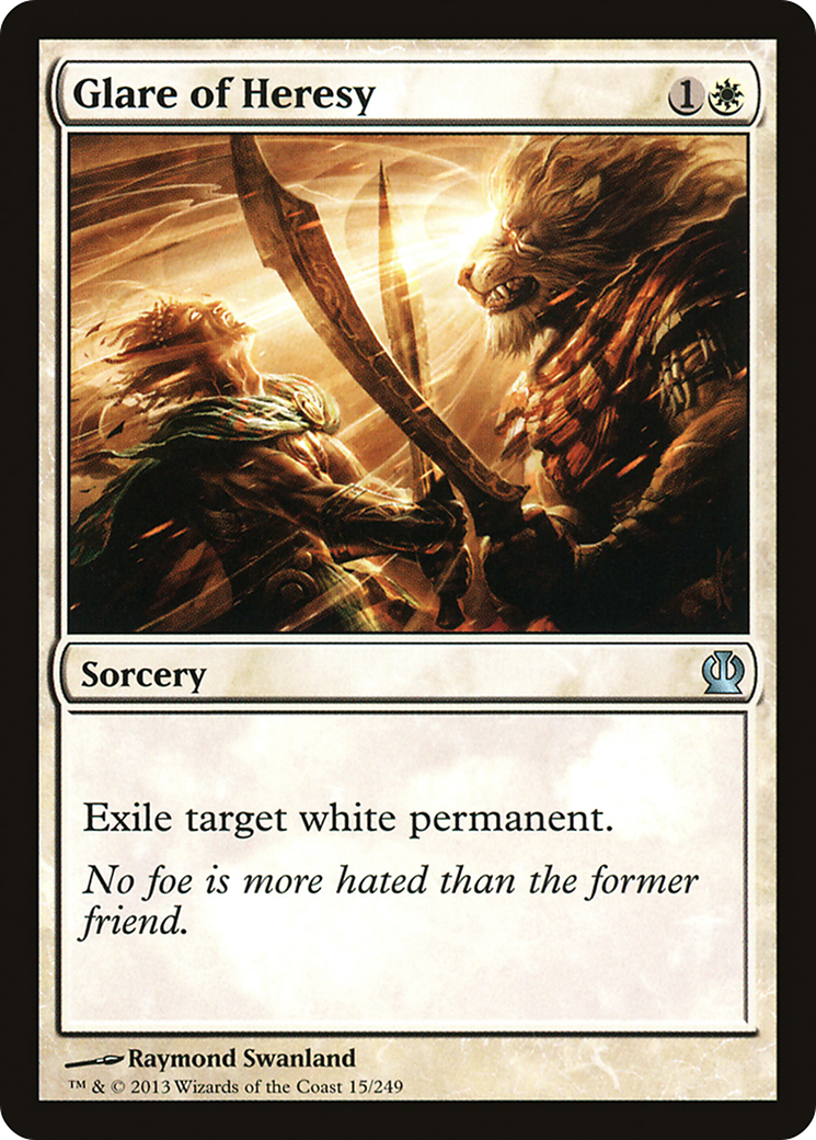 Image of Glare of Heresy (THS-015) - Theros