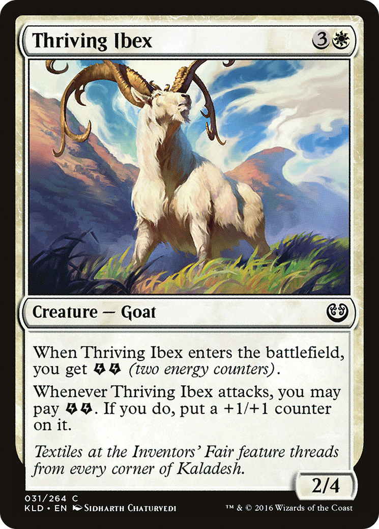 Image of Thriving Ibex (KLD-031) - Kaladesh Foil