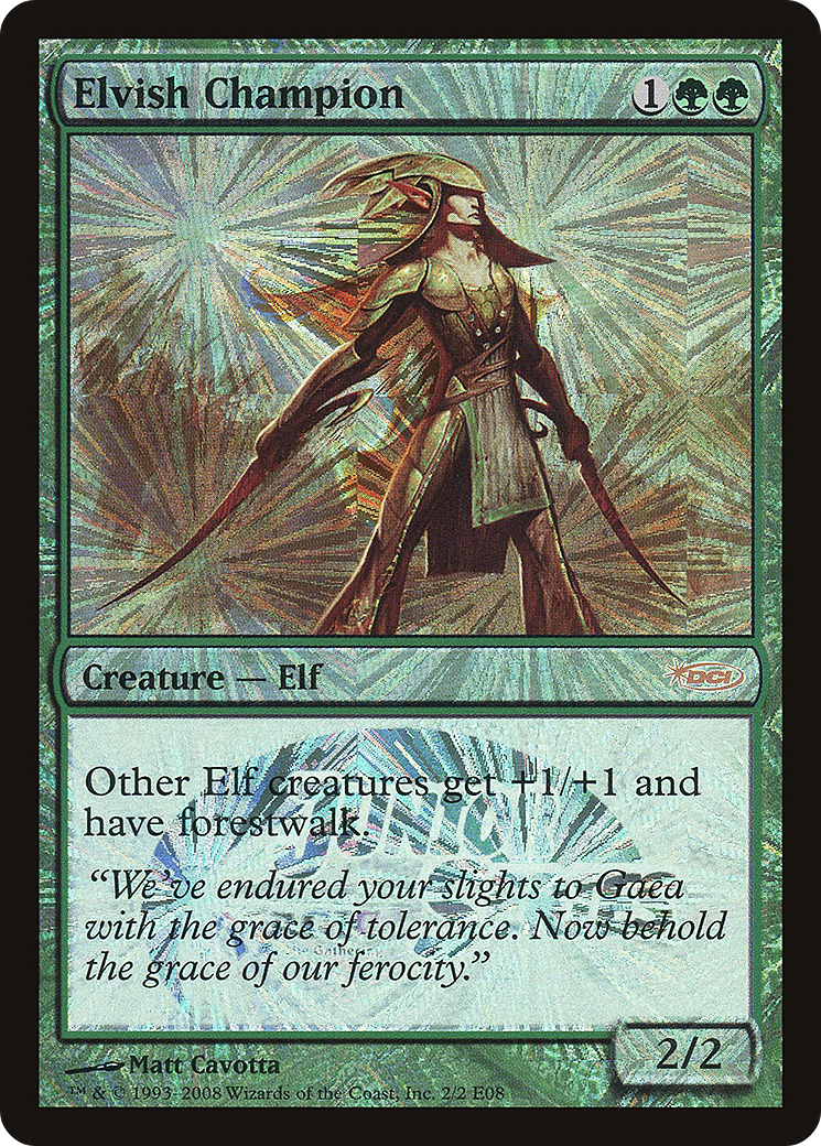 Image of Elvish Champion (Junior Series Europe) (JSS-002) - Junior Series Europe Foil