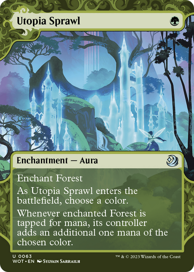 Image of Utopia Sprawl (WOT-063) - Wilds of Eldraine: Enchanting Tales: (Showcase) (Borderless)