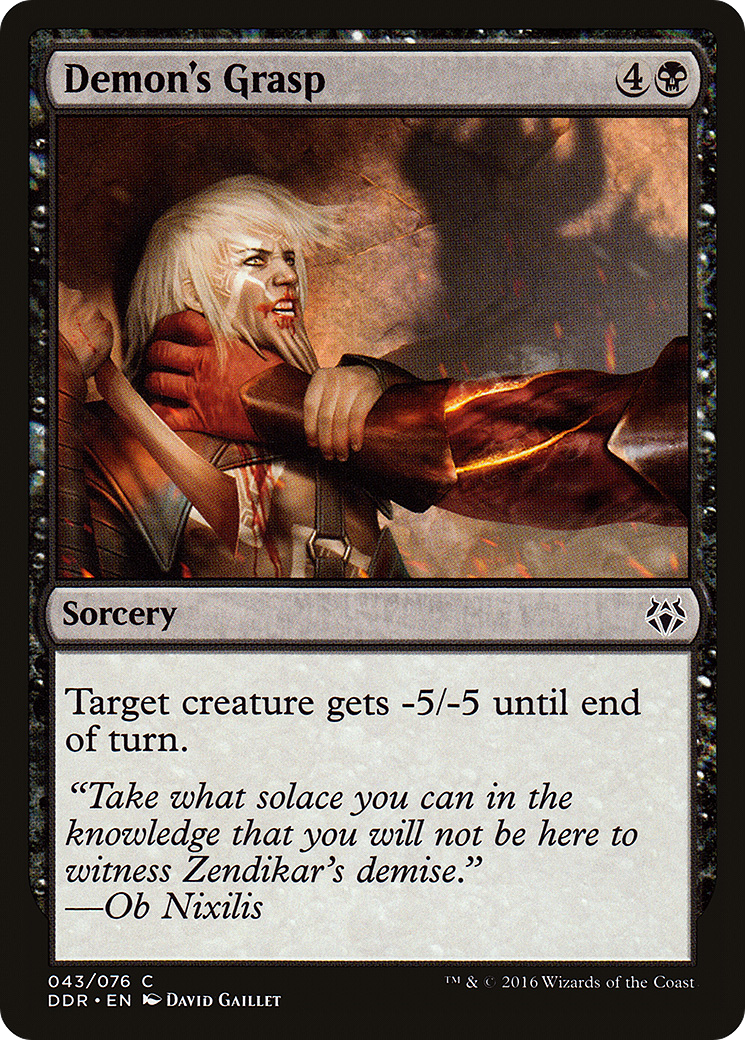 Image of Demon's Grasp (DDR-043) - Duel Decks: Nissa vs. Ob Nixilis