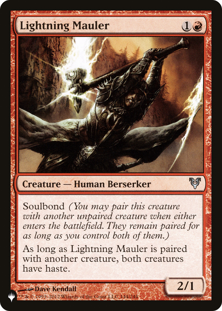 Image of Lightning Mauler (LIST-AVR-144) - The List