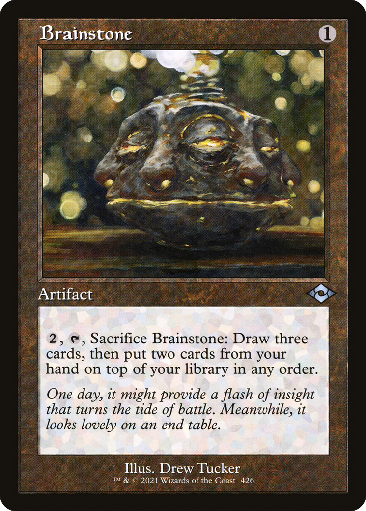 Image of Brainstone (Retro Frame) (MH2-426) - Modern Horizons 2 Etched Foil