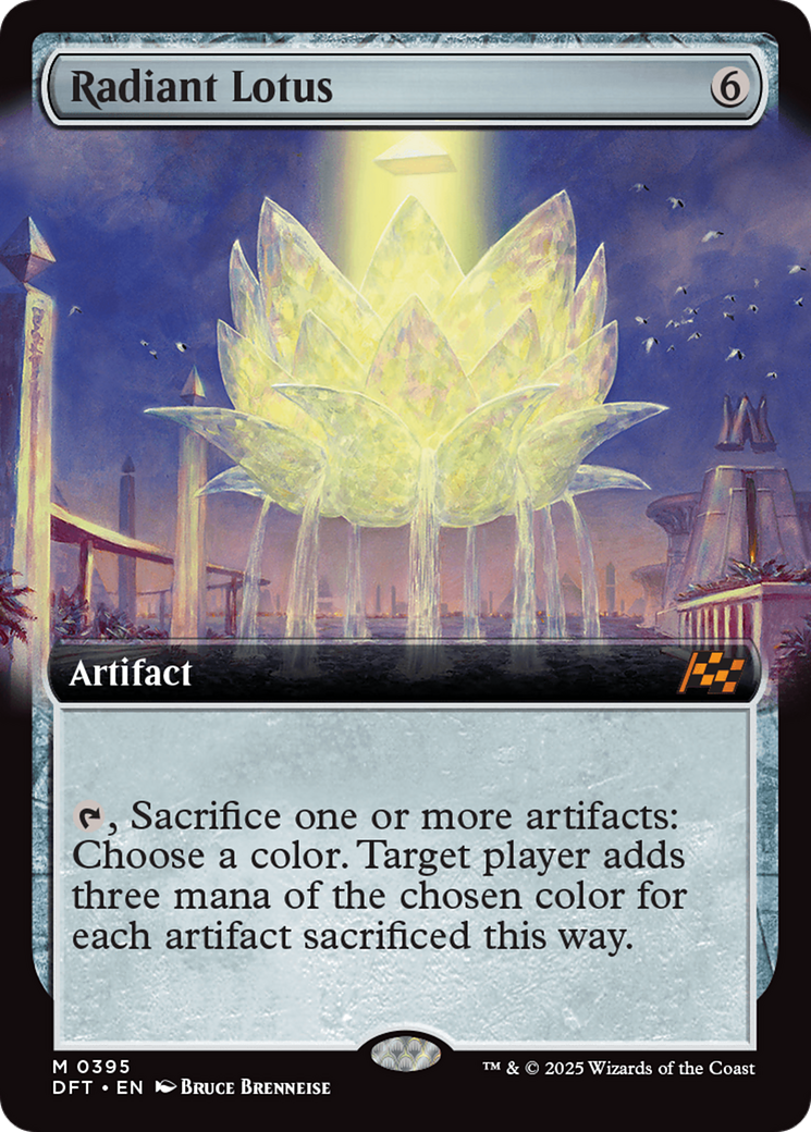Image of Radiant Lotus (Extended Art) (DFT-395) - Aetherdrift: (Extended Art)