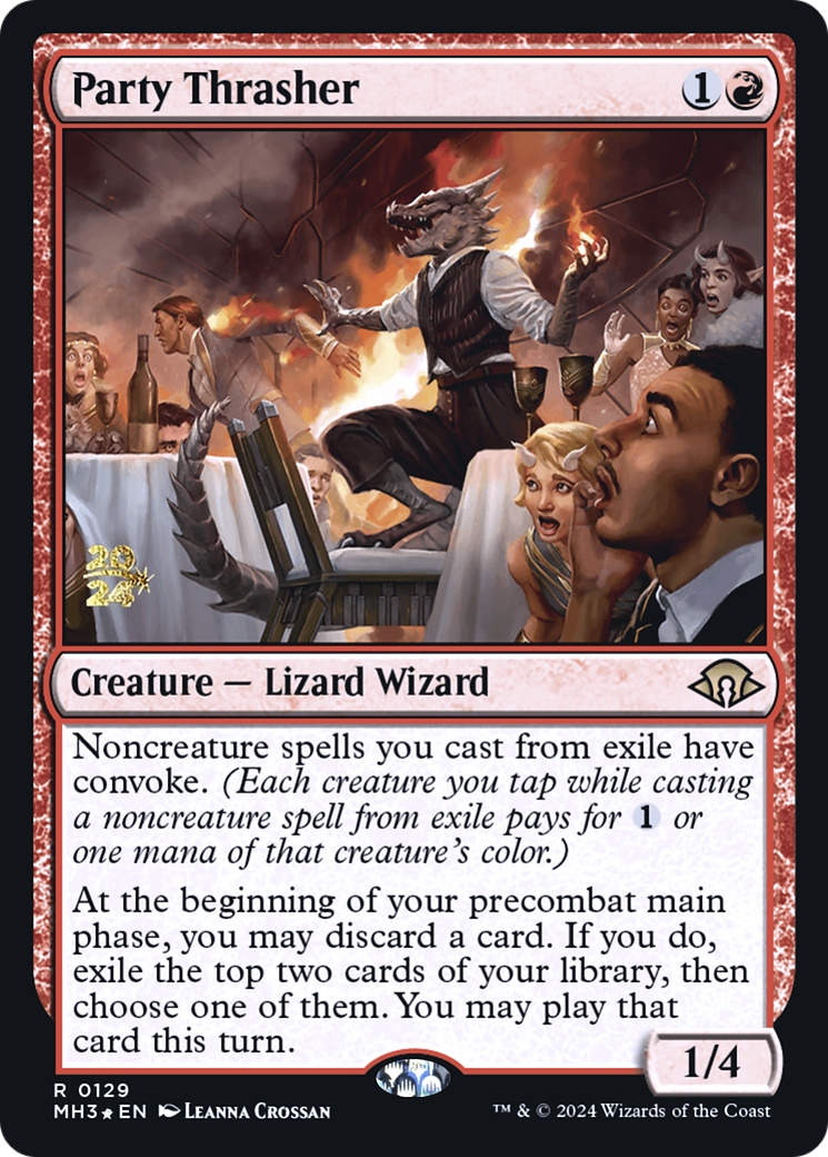 Image of Party Thrasher (PRE-129) - Modern Horizons 3 Promos Foil