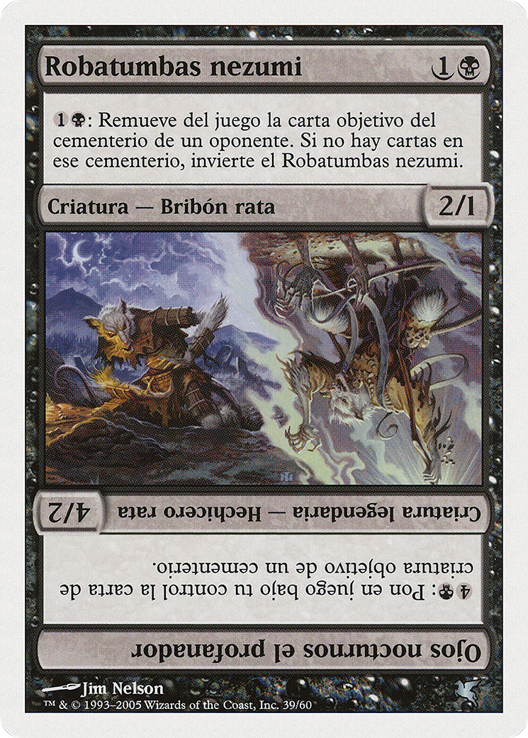 Image of Nezumi Graverobber // Nighteyes the Desecrator (Italian) - 