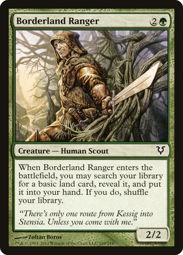 Image of Borderland Ranger (AVR-169) - Avacyn Restored Foil
