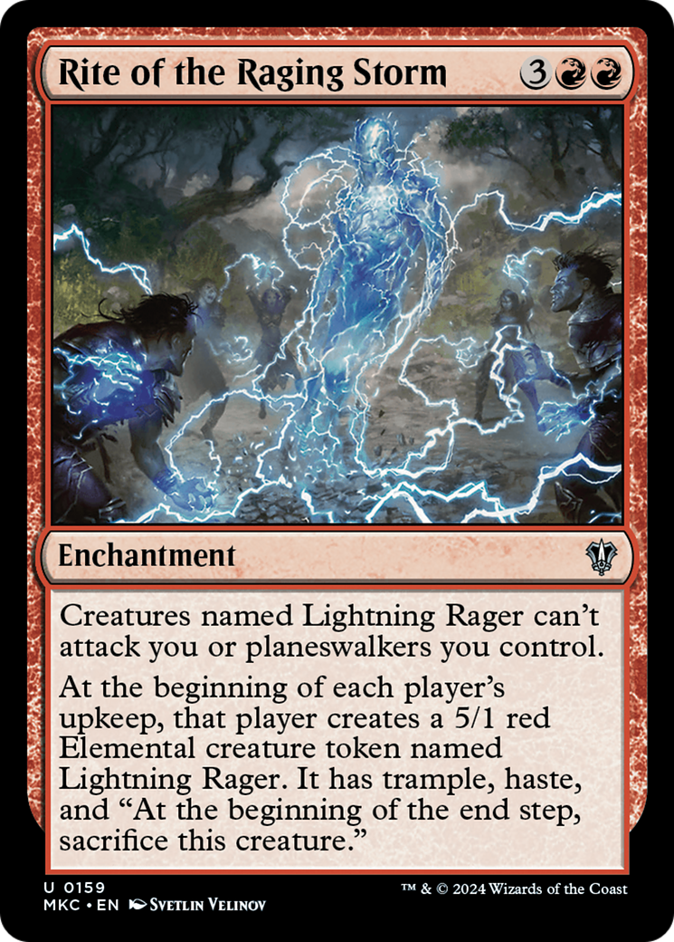 Image of Rite of the Raging Storm (MKC-159) - Murders at Karlov Manor Commander