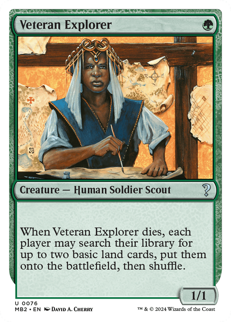 Image of Veteran Explorer (White Border) (MB2-076) - Mystery Booster 2