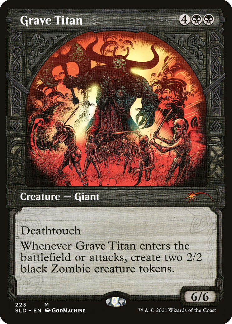 Image of Grave Titan (SLD-223) - Secret Lair Drop: (Showcase) Foil
