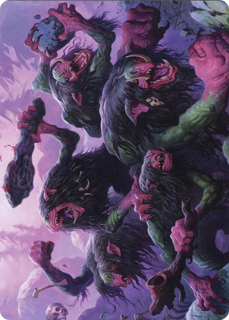 Image of Hagi Mob // Hagi Mob (ASKHM-036) - Art Series: Kaldheim (Borderless) Foil