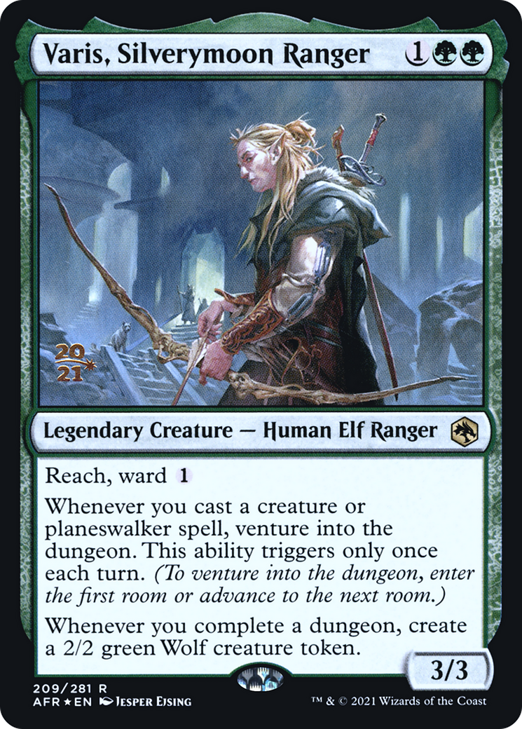 Image of Varis, Silverymoon Ranger (PRE-209S) - Adventures in the Forgotten Realms Promos Foil