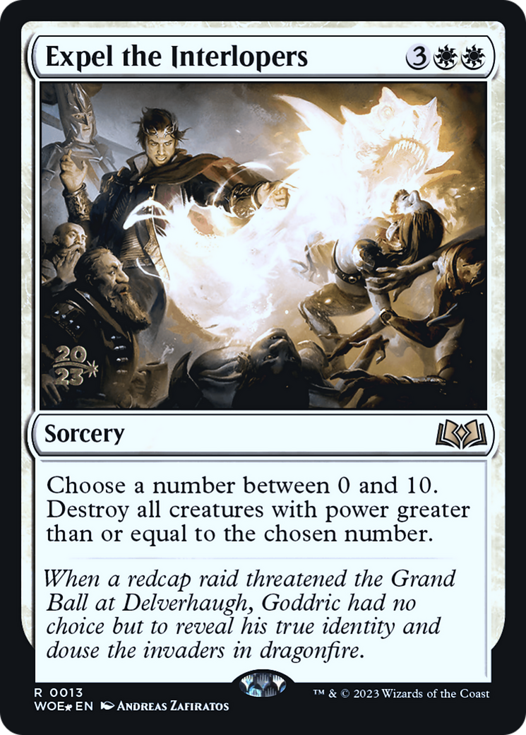 Image of Expel the Interlopers (PRE-013) - Wilds of Eldraine Promos Foil