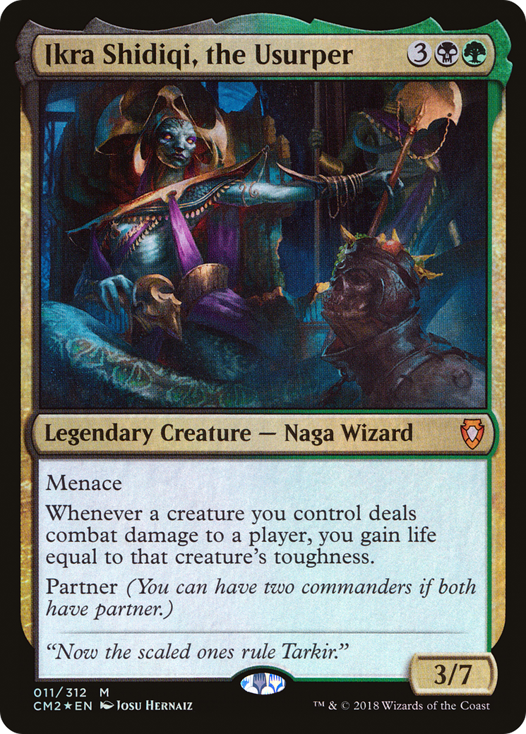 Image of Ikra Shidiqi, the Usurper (CM2-011) - Commander Anthology Volume II Foil