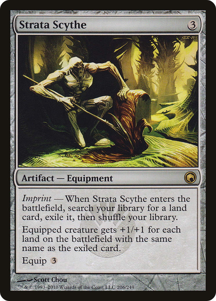 Image of Strata Scythe (SOM-206) - Scars of Mirrodin Foil