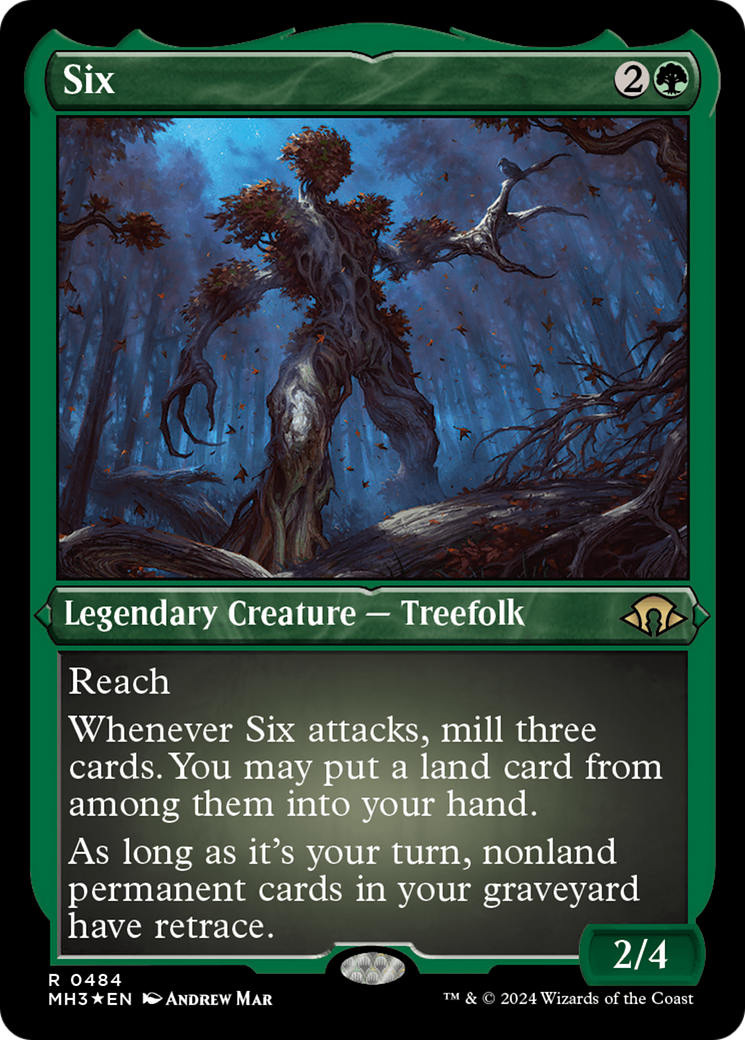 Image of Six (Foil Etched) (MH3-484) - Modern Horizons 3 Foil