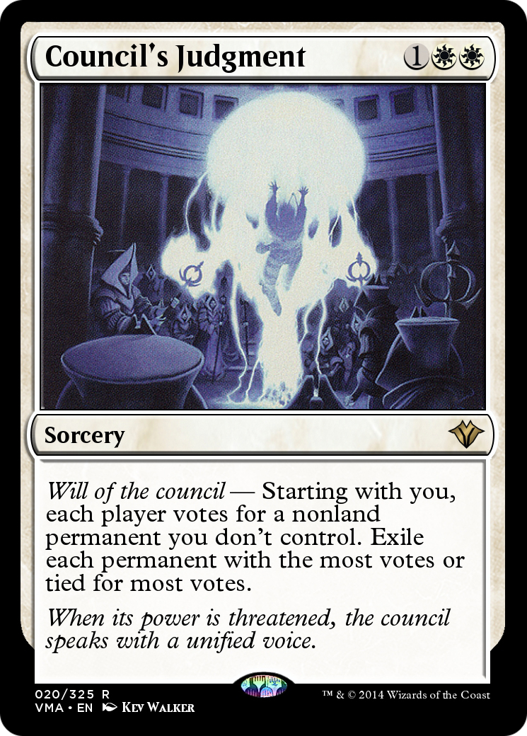 Image of Council's Judgment (VMA-020) - Vintage Masters