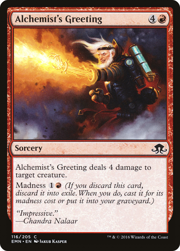 Image of Alchemist's Greeting (EMN-116) - Eldritch Moon Foil