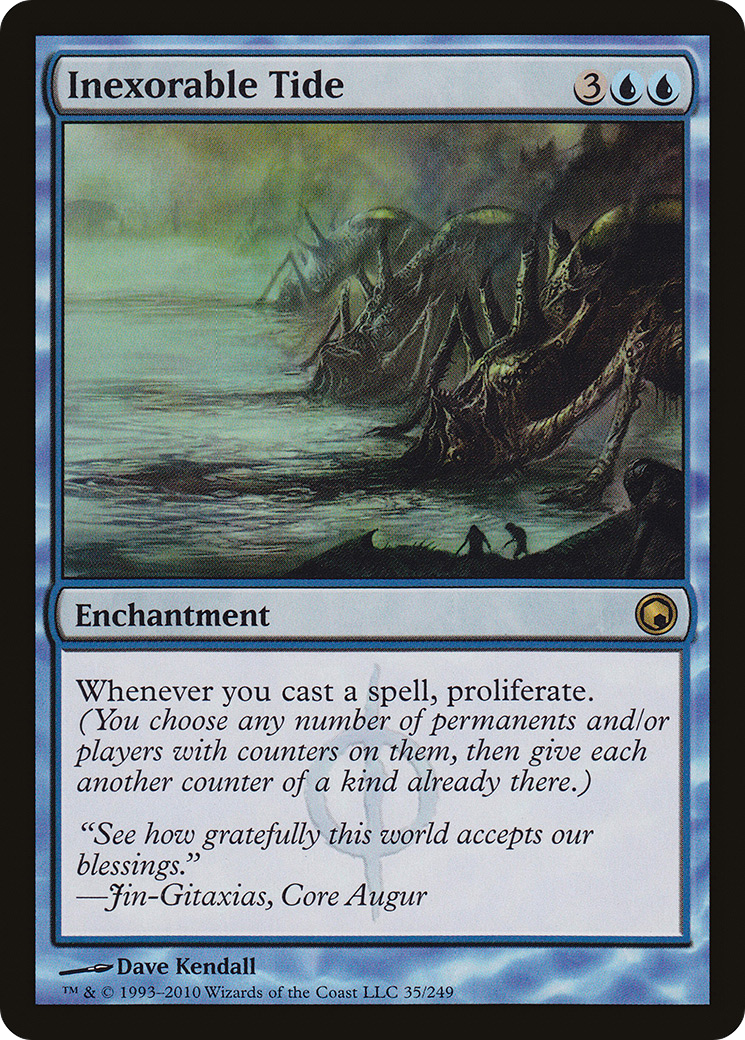 Image of Inexorable Tide (SOM-035) - Scars of Mirrodin Foil