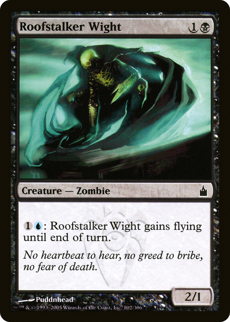 Image of Roofstalker Wight (RAV-102) - Ravnica: City of Guilds Foil