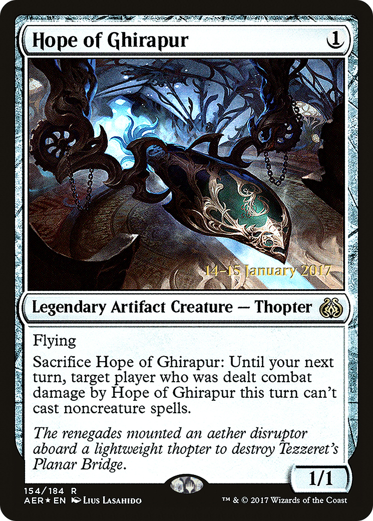 Image of Hope of Ghirapur (PRE-154S) - Aether Revolt Promos Foil
