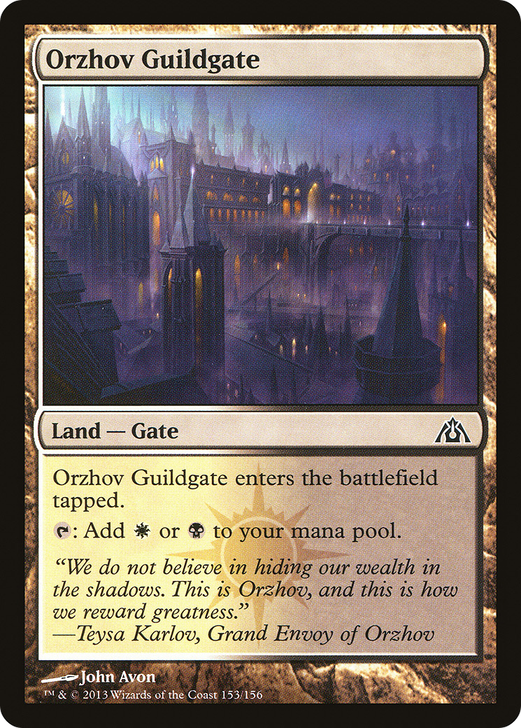 Image of Orzhov Guildgate (DGM-153) - Dragon's Maze