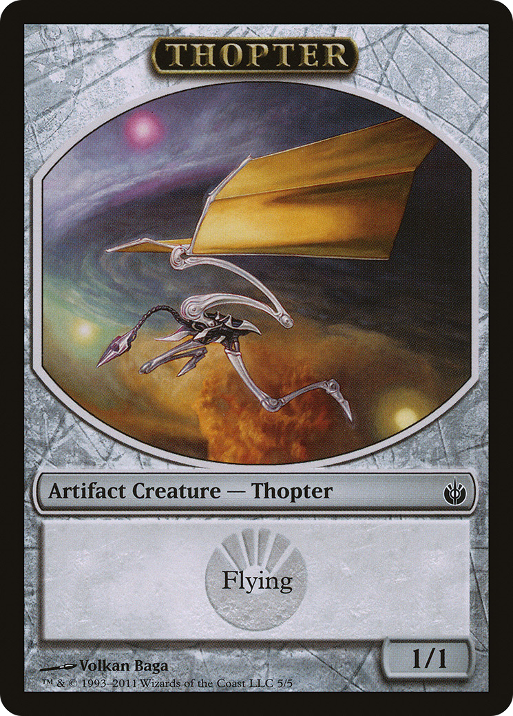 Image of Thopter Token (MBS-005) - Mirrodin Besieged Tokens