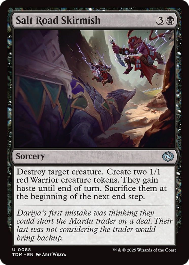 Image of Salt Road Skirmish (TDM-088) - Tarkir: Dragonstorm Foil