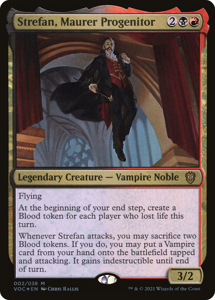 Image of Strefan, Maurer Progenitor (VOC-002) - Crimson Vow Commander Foil