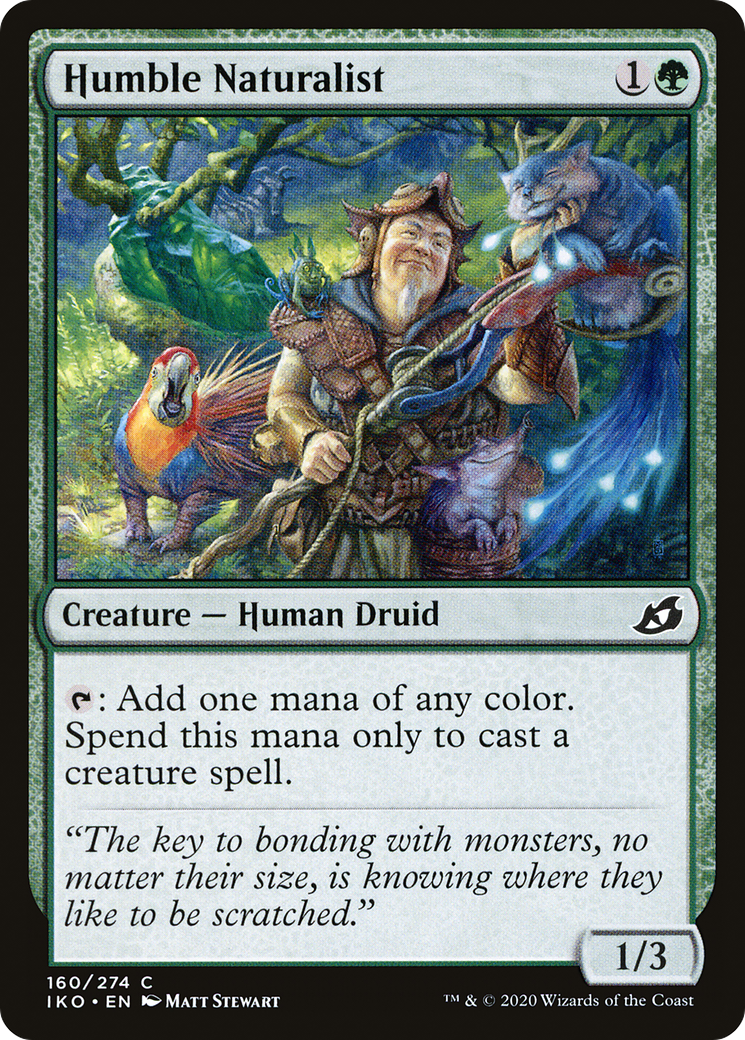 Image of Humble Naturalist (IKO-160) - Ikoria: Lair of Behemoths