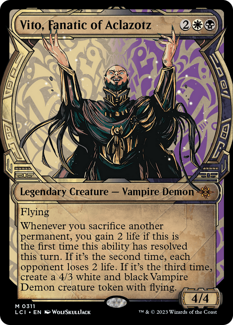 Image of Vito, Fanatic of Aclazotz (Showcase) (LCI-311) - The Lost Caverns of Ixalan: (Showcase)
