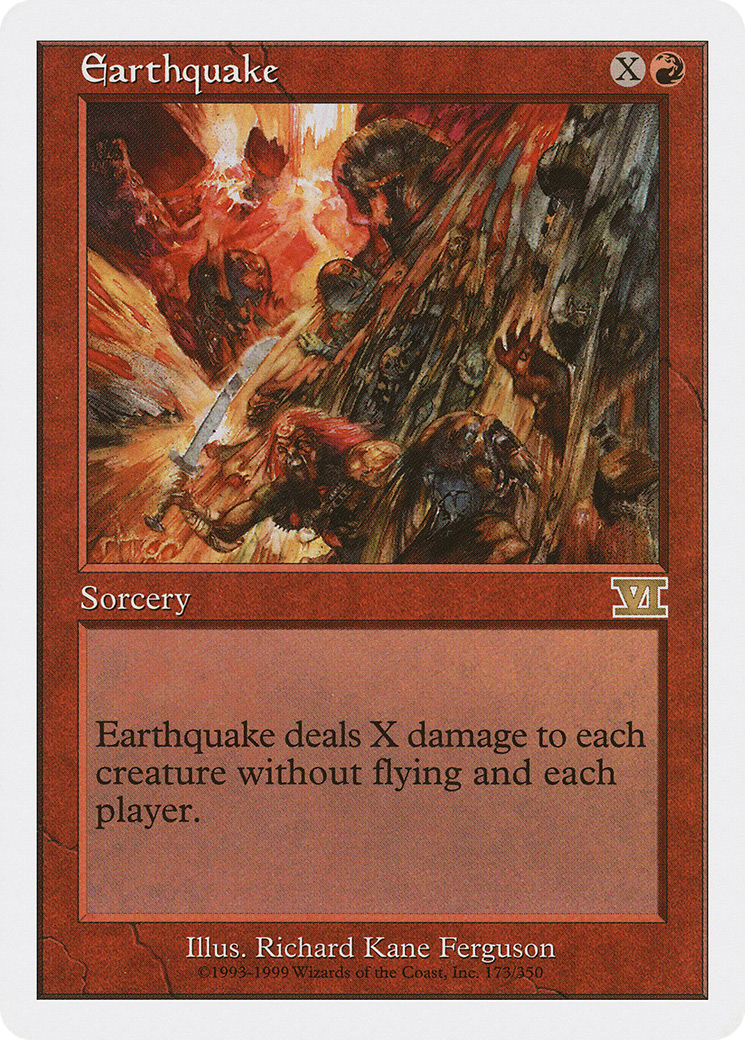 Image of Earthquake (6ED-173) - Classic Sixth Edition
