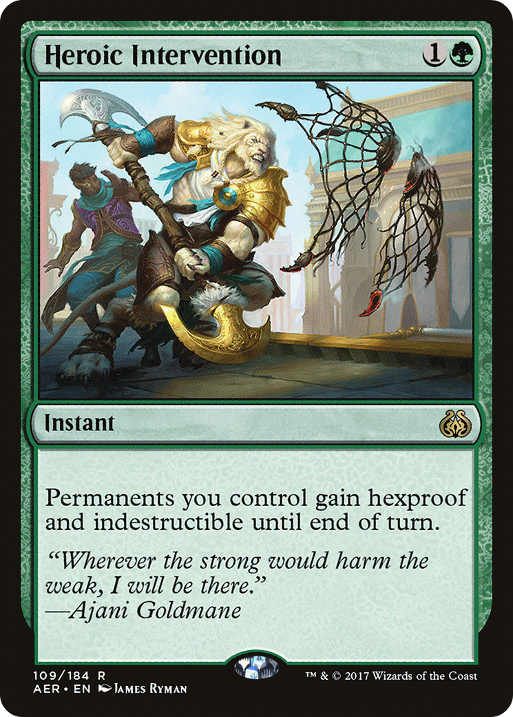 Image of Heroic Intervention (AER-109) - Aether Revolt Foil