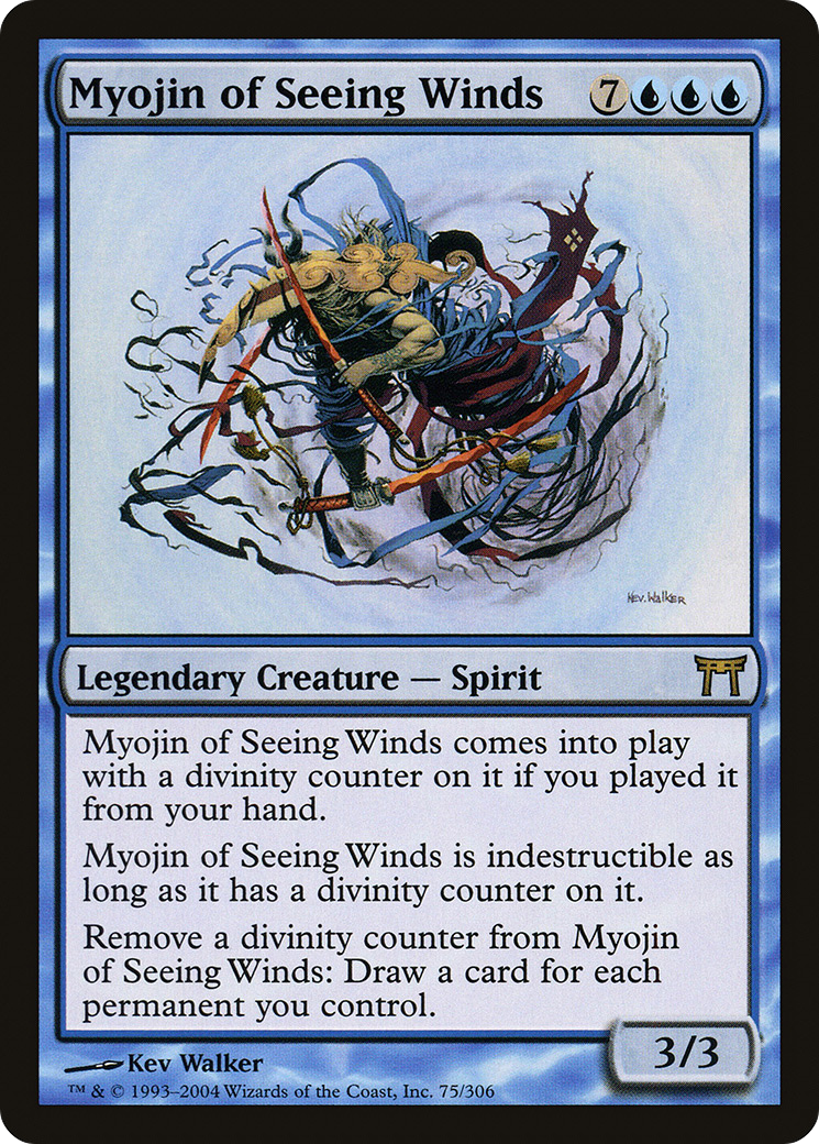 Image of Myojin of Seeing Winds (CHK-075) - Champions of Kamigawa Foil