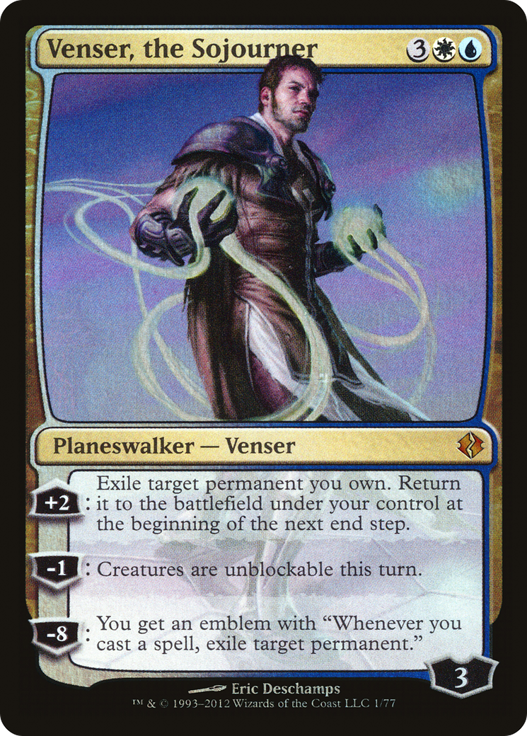 Image of Venser, the Sojourner (DDI-001) - Duel Decks: Venser vs. Koth Foil