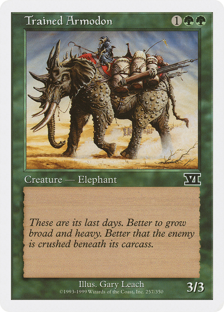 Image of Trained Armodon (6ED-257) - Classic Sixth Edition