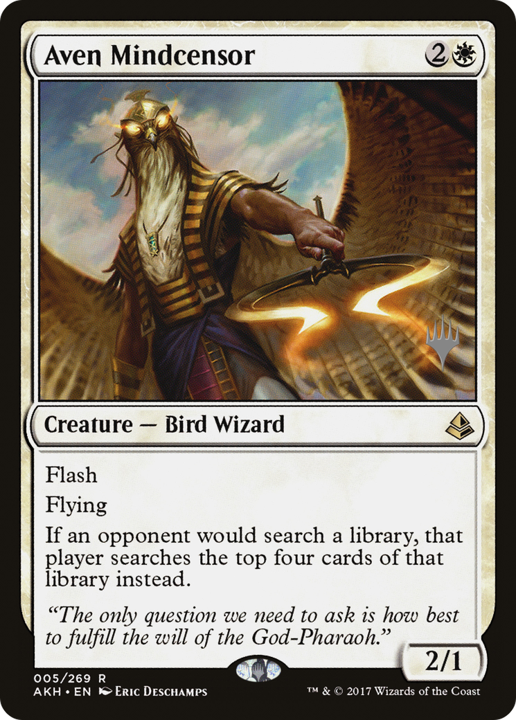 Image of Aven Mindcensor (PPTHB-05P) - Amonkhet Promos