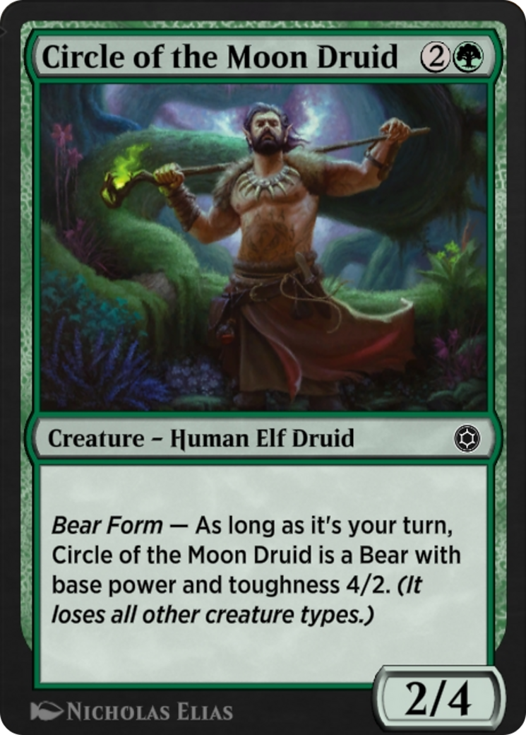Image of Circle of the Moon Druid (HBG-204) - Alchemy Horizons: Baldur's Gate