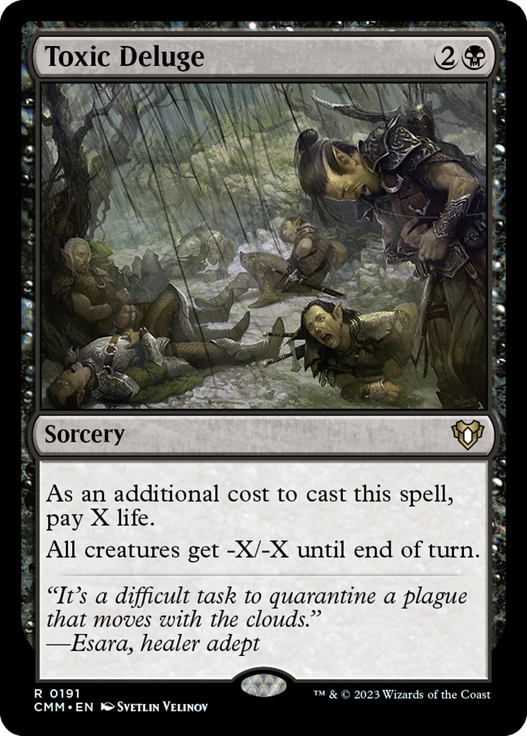 Image of Toxic Deluge (CMM-191) - Commander Masters Foil