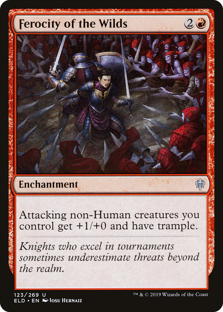 Image of Ferocity of the Wilds (ELD-123) - Throne of Eldraine