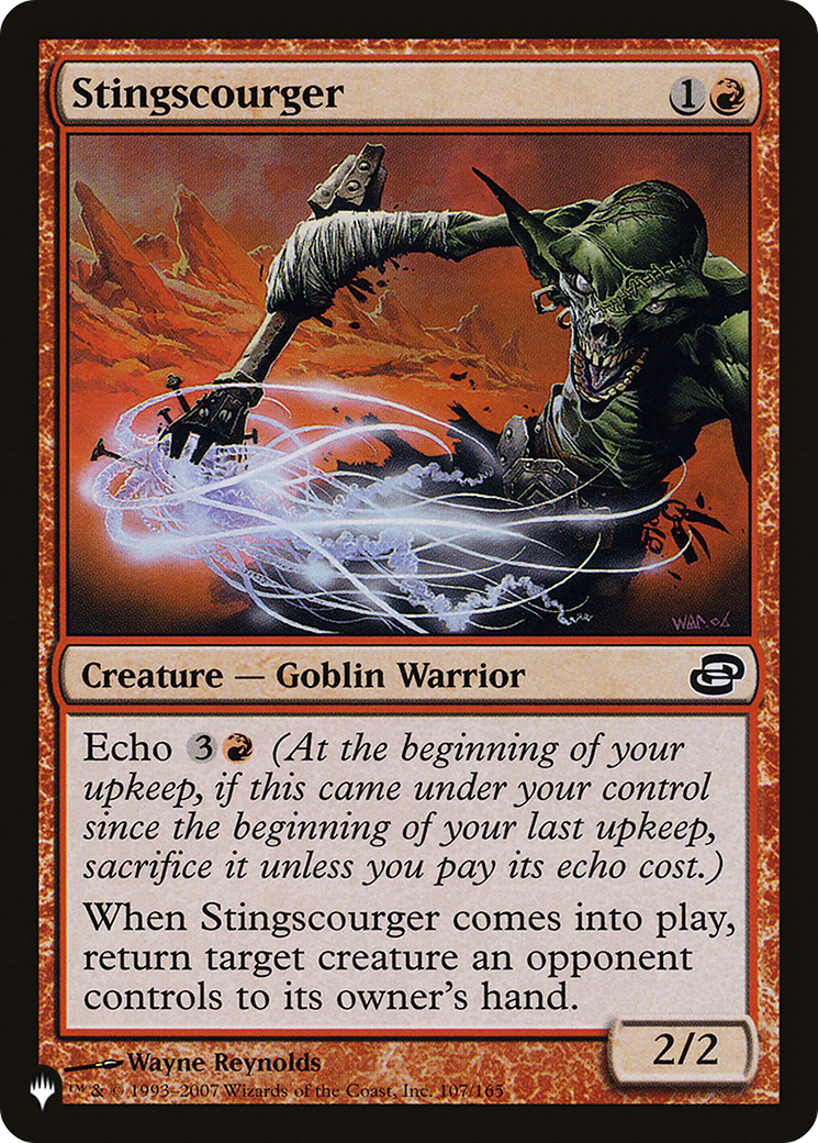 Image of Stingscourger (LIST-PLC-107) - The List