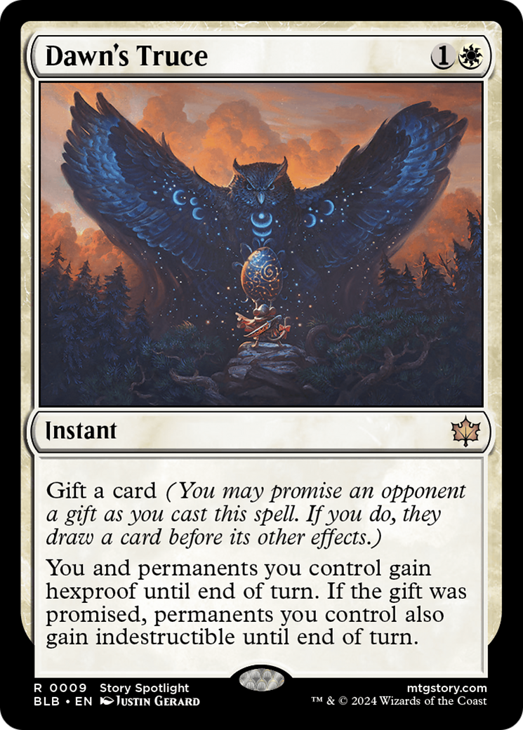 Image of Dawn's Truce (BLB-009) - Bloomburrow