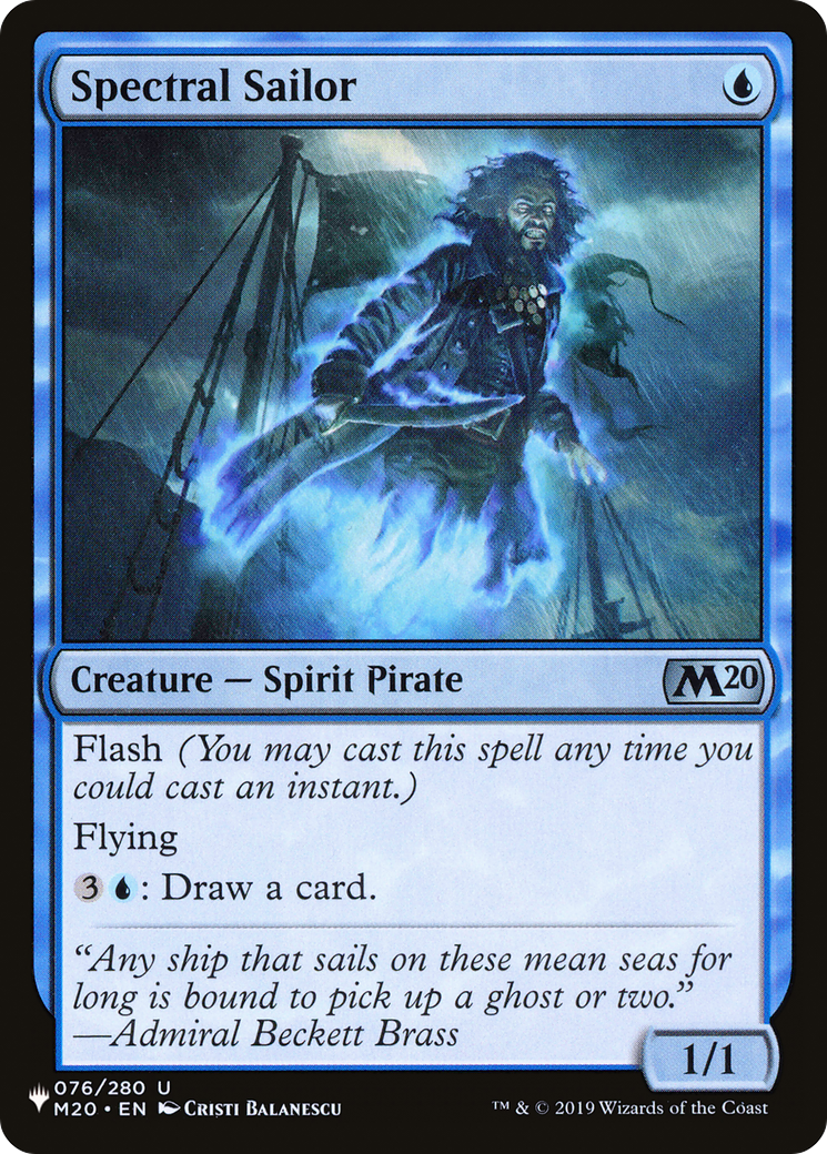 Image of Spectral Sailor (LIST-M20-76) - The List