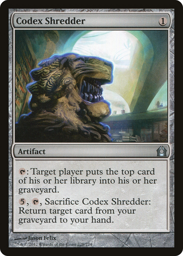Image of Codex Shredder (RTR-228) - Return to Ravnica